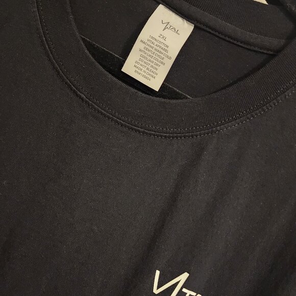 Vital Apparel “Remember Why You Started” Oversized Tee | Black | Size 2XL - Picture 3 of 3
